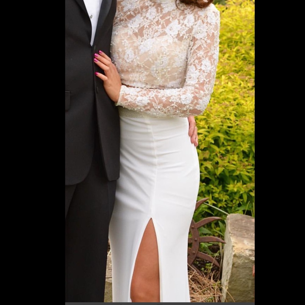 White Prom Dress